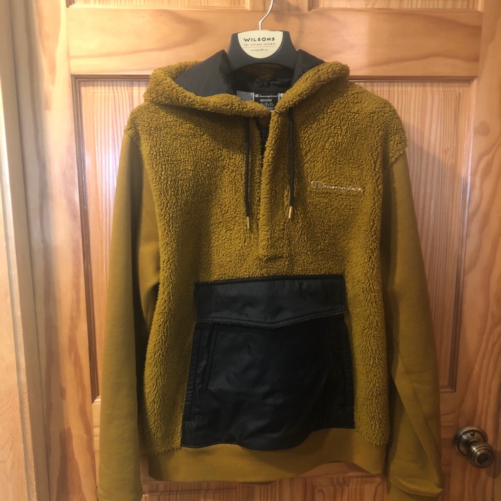 Champion Faux Fur 1/4 Zip Fleece